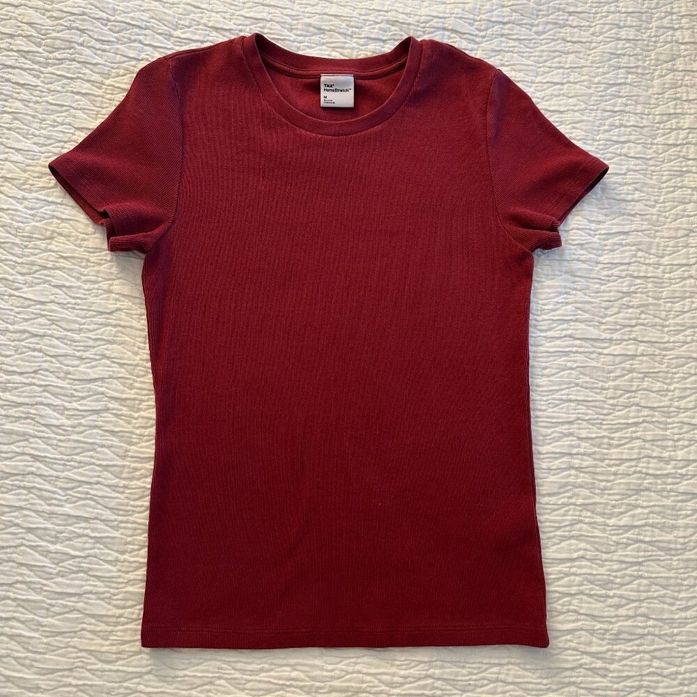 Aritzia HomeStretch Rib Crew T-Shirt